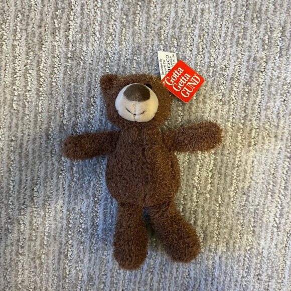 Gund Mini Bears Teddy bear, brown, new with tag - Picture 1 of 3